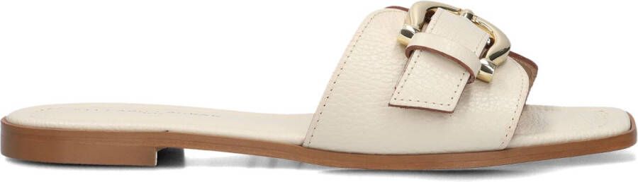 STEFANO LAURAN Slippers Dames 23100 Maat: 39 Materiaal: Leer Kleur: Wit