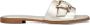 STEFANO LAURAN Slippers Dames 23100 Maat: 43 Materiaal: Leer Kleur: Goud - Thumbnail 3