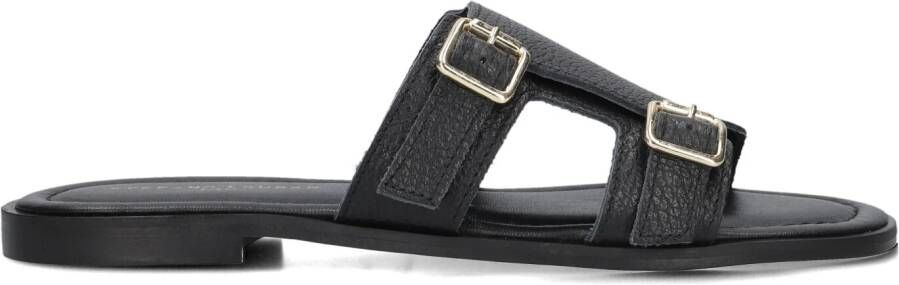 STEFANO LAURAN Slippers Dames 24004 Maat: 43 Materiaal: Leer Kleur: Zwart - Foto 4