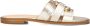 STEFANO LAURAN Slippers Dames 24152 Maat: 42 Materiaal: Leer Kleur: Goudkleurig - Thumbnail 3