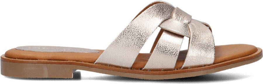 STEFANO LAURAN Slippers Dames 790 Maat: 38 Materiaal: Leer Kleur: Goudkleurig - Foto 3