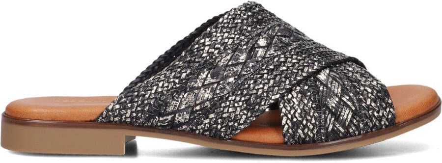 STEFANO LAURAN Slippers Dames S3107 Maat: 38 Materiaal: Leer Kleur: Zwart