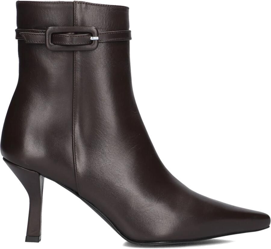 STEFANO LAURAN Enkellaarsjes Dames Penny2 Maat: 41 Materiaal: Leer Kleur: Bruin - Foto 4