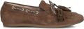 STEFANO LAURAN Loafers Dames Michela Suède Bruin - Bruin