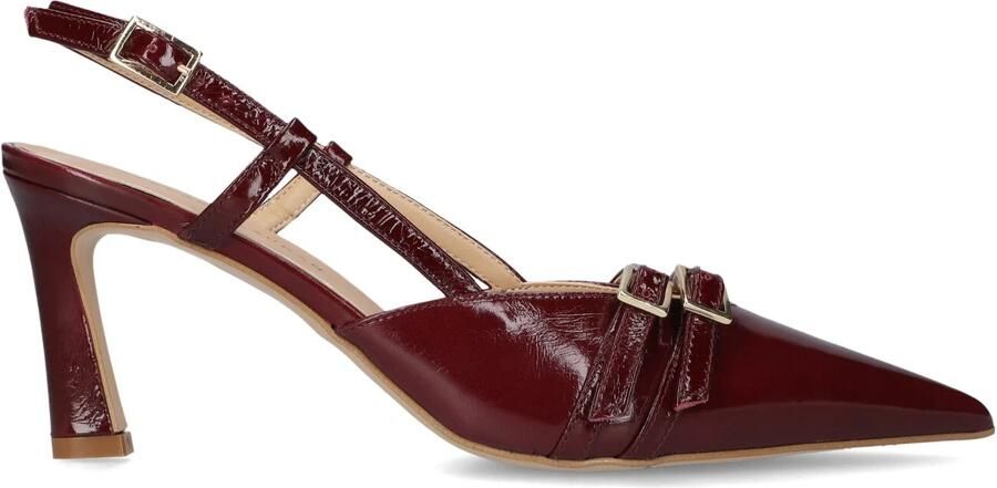 STEFANO LAURAN Slingbacks Dames 77212 Lakleer Rood - Foto 2
