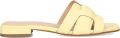 STEFANO LAURAN Slippers Dames 24050 Leer Geel - Geel