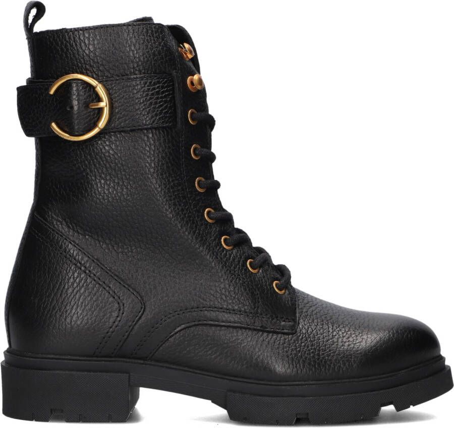 STEFANO LAURAN Veterboots Dames S3087. Maat: 42 Materiaal: Leer Kleur: Zwart