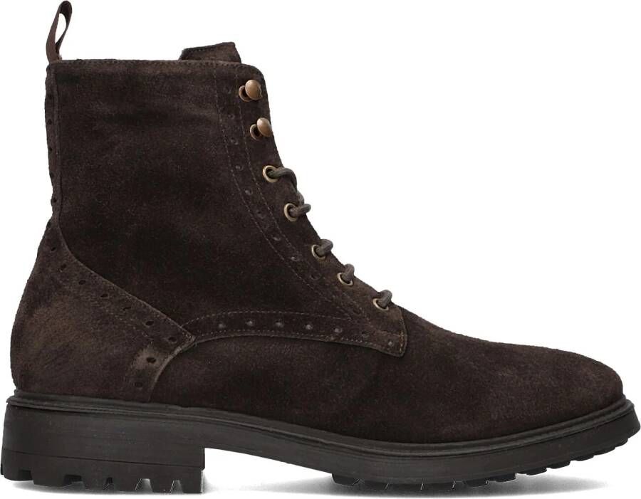 STEFANO LAURAN Veterboots Heren 3551 Maat: 41 Materiaal: Leer Kleur: Bruin