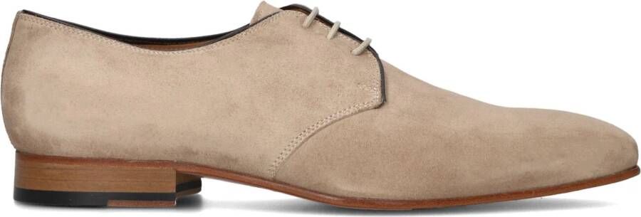 STEFANO LAURAN Veterschoenen Heren S3085. Maat: 41 Materiaal: Suède Kleur: Beige