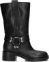 Strategia Cowboylaarzen Dames Laarzen Damesschoenen Leer A5607 Zwart - Thumbnail 4