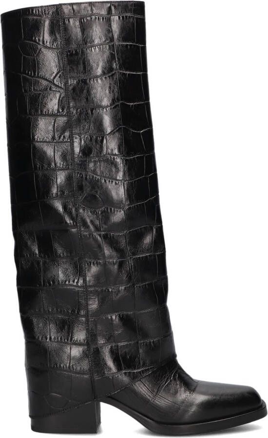 STRATEGIA Laarzen Dames E4410-c Maat: 39 Materiaal: Leer Kleur: Zwart