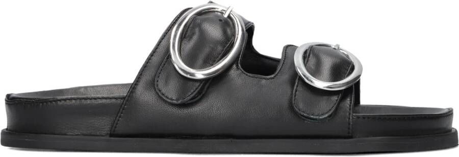 STRATEGIA Slippers Dames F69 Led Maat: 37 Materiaal: Leer Kleur: Zwart