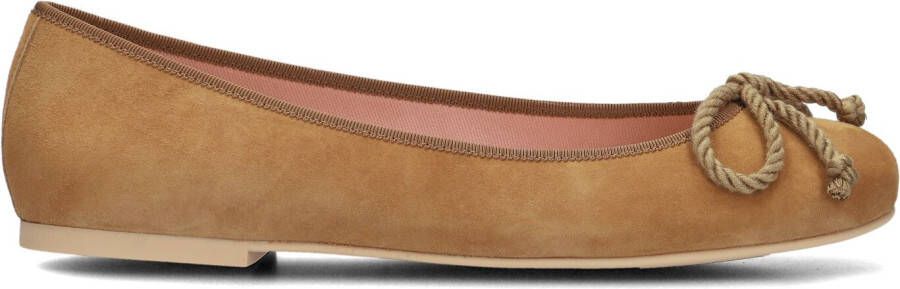 PRETTY BALLERINAS Ballerina Dames 130274 Maat: 37 Materiaal: Suède Kleur: Bruin