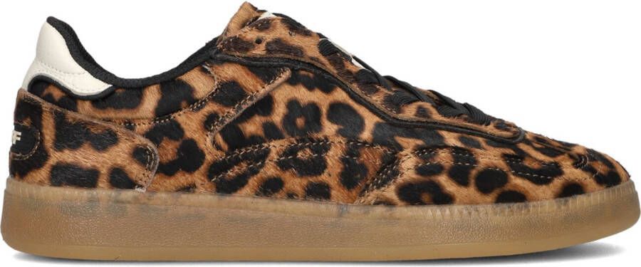 THE HOFF BRAND Lage Sneakers Dames Alley Leopard Maat: 40 Materiaal: Ponyhair Kleur: Bruin