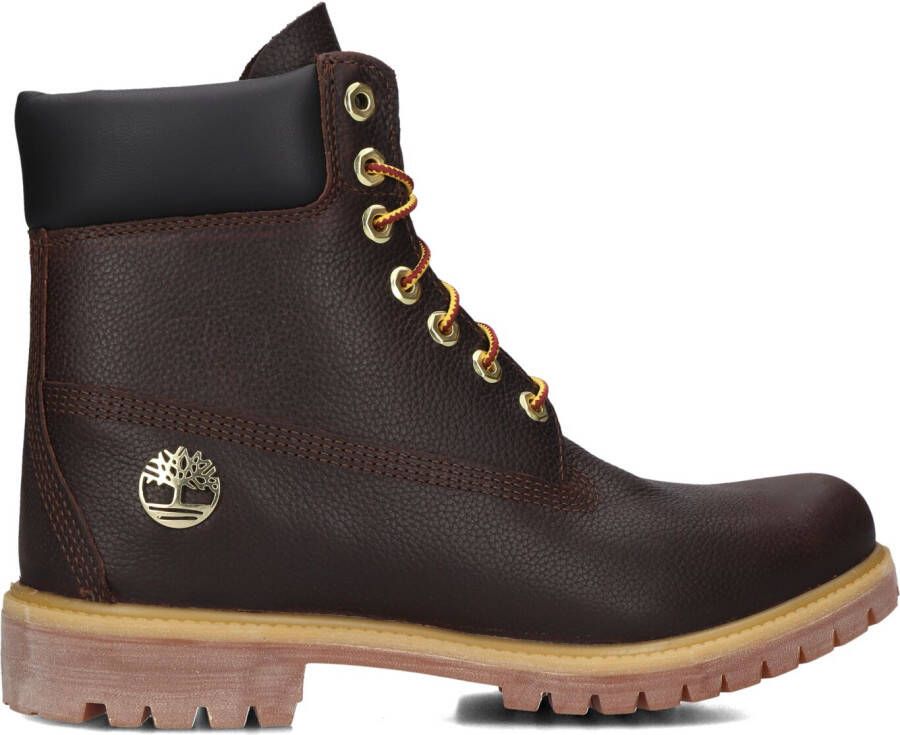 TIMBERLAND Veterboots Heren 6” Premium Men's Maat: 41 5 Materiaal: Leer Kleur: Bruin