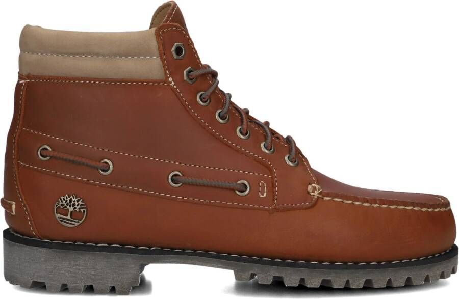 TIMBERLAND Veterboots Heren Authentic Mid Lace Up Boot M Maat: 44 Materiaal: Nubuck Kleur: Cognac - Foto 2