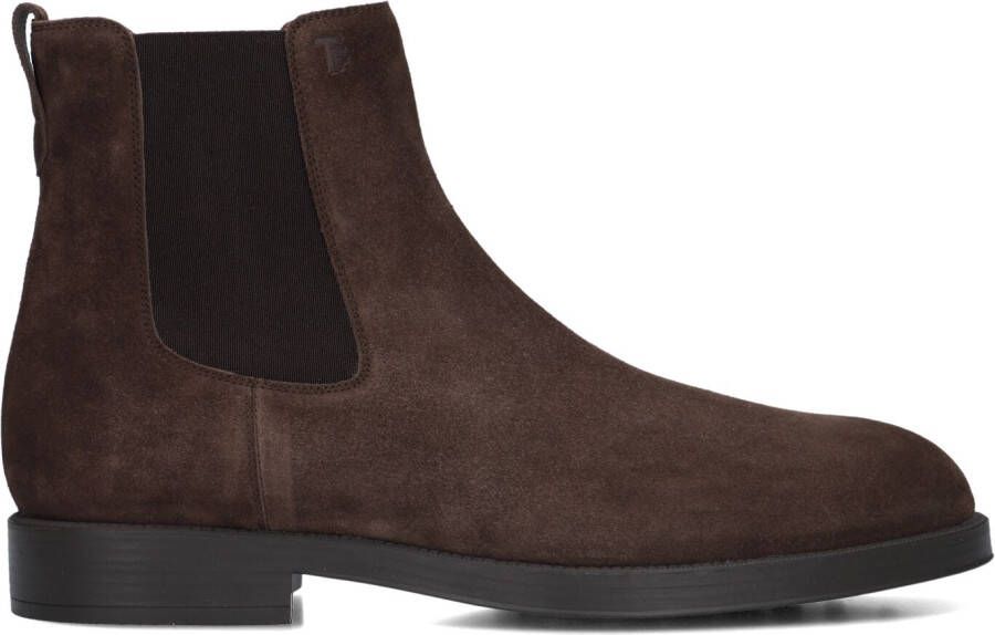 TOD&apos;S Chelsea Boots Heren Xxm75l00p20re0s800 Maat: 48 5 Materiaal: Suède Kleur: Bruin