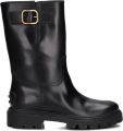 TOD'S Enkellaarsjes Dames Xxw08j0hl80rbt Leer Zwart - Zwart
