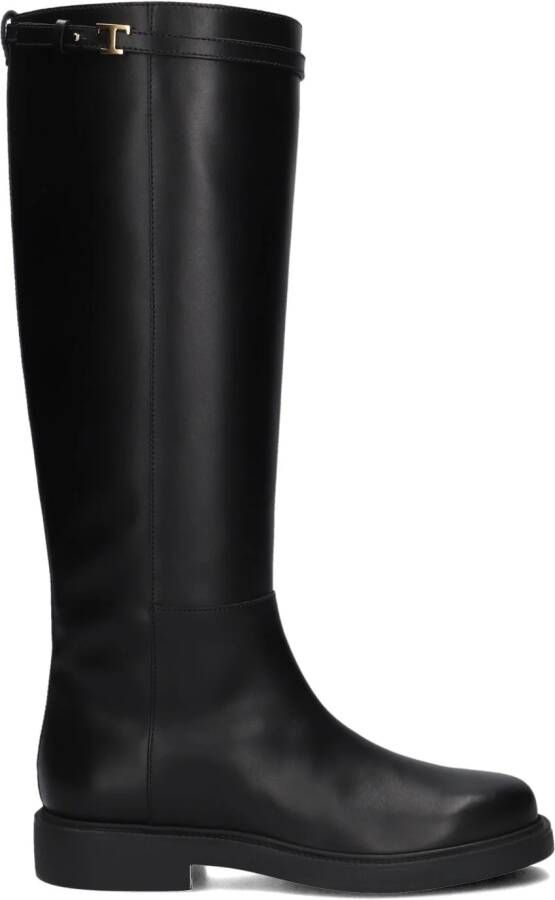 TOD&apos;S Hoge Laarzen Dames Xxw20l0jm50 Maat: 40 Materiaal: Leer Kleur: Zwart