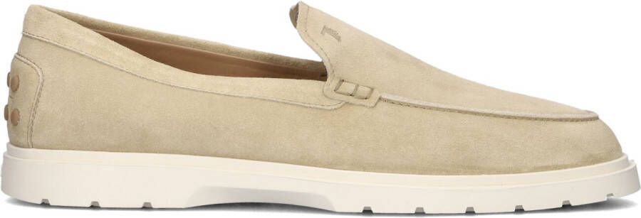 TOD&apos;S Instappers Heren Pantofola Ibrido Estivo 59k Maat: 42 Materiaal: Suède Kleur: Beige
