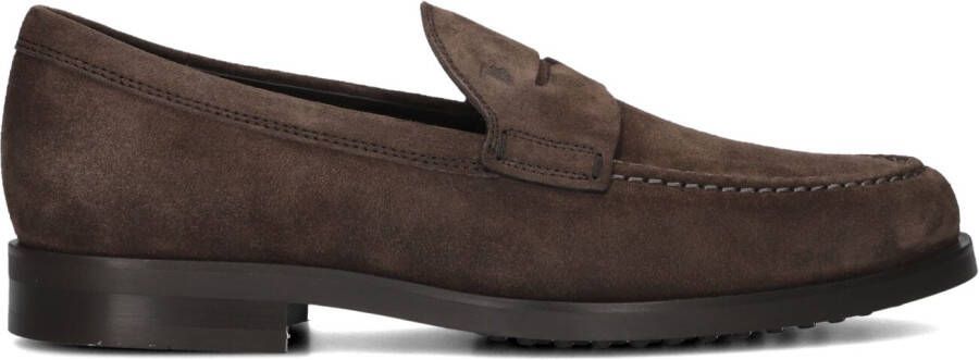 TOD&apos;S Instappers Heren Xxm0zf0q920re0s800 Maat: 41 Materiaal: Suède Kleur: Bruin