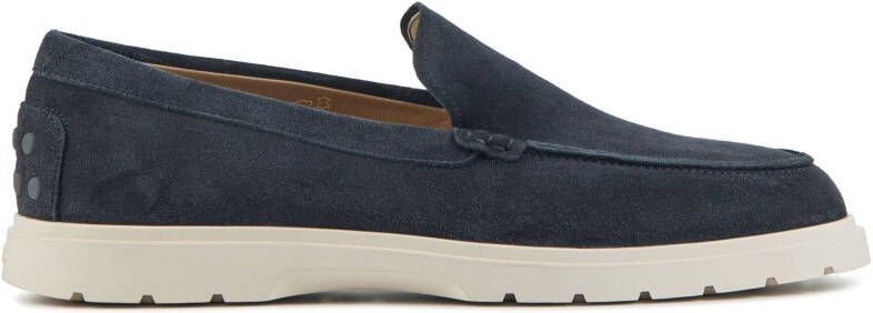 TOD'S Blauwe Suède Sandalen met Rubberen Zool Blue Heren - Foto 6