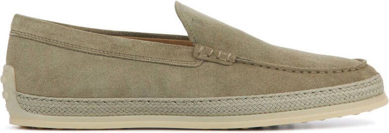 TOD&apos;S Instappers Heren Xxm0tv0aj30 Maat: 43 Materiaal: Suède Kleur: Taupe