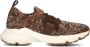 TOD&apos;S Lage Sneakers Dames Knit Sneaker Maat: 39 Materiaal: Textiel Kleur: Bruin - Thumbnail 2