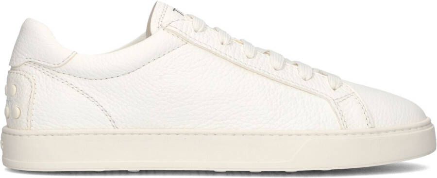 TOD&apos;S Lage Sneakers Heren Allacciata Cassetta 04l Maat: 41 Materiaal: Leer Kleur: Wit