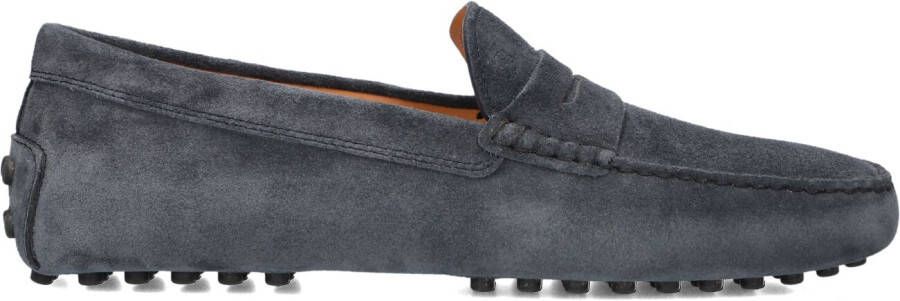 TOD&apos;S Mocassins Heren Mocassino Gommino 22l Maat: 41 Materiaal: Suède Kleur: Blauw