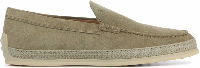 TOD&apos;S Instappers Heren Xxm0tv0aj30 Maat: 42 Materiaal: Suède Kleur: Taupe - Foto 4