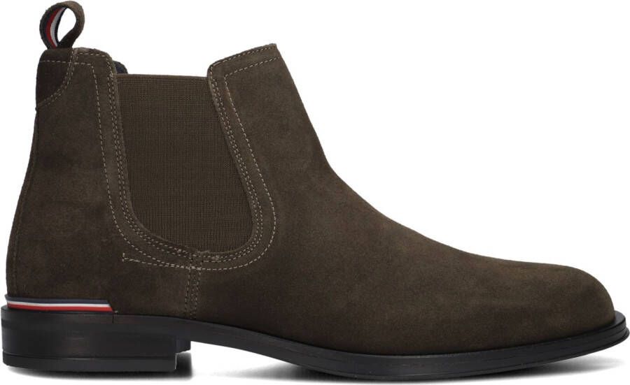 TOMMY HILFIGER Chelsea Boots Heren Core Rwb Hilfiger Chelsea Maat: 44 Materiaal: Suède Kleur: Groen - Foto 5