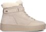 TOMMY HILFIGER Hoge Sneakers Dames Faux Fur Low Lace-up Maat: 41 Materiaal: Nubuck Kleur: Beige - Thumbnail 2