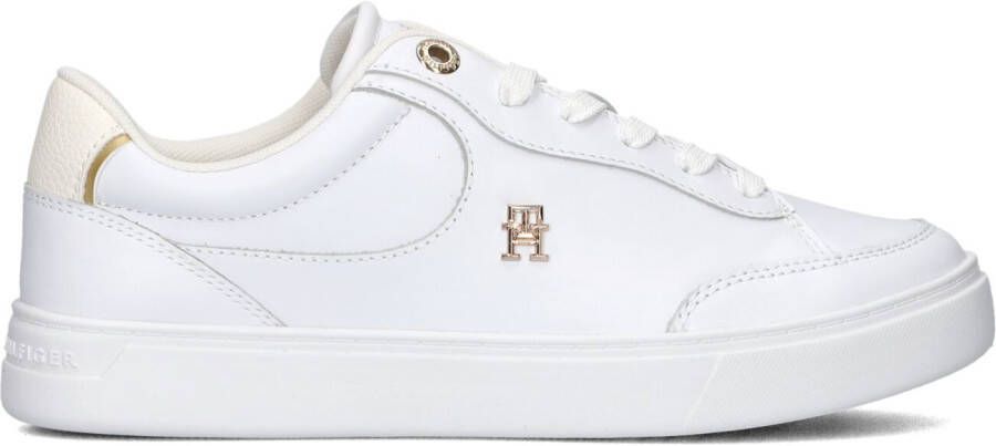 Tommy Hilfiger Plateausneakers ESSENTIAL CHIC COURT SNEAKER vrijetijdsschoen veterschoen lage schoen met th-sieraad - Foto 6