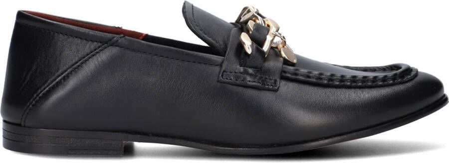 TOMMY HILFIGER Loafers Dames Chain Loafer Maat: 38 Materiaal: Leer Kleur: Zwart