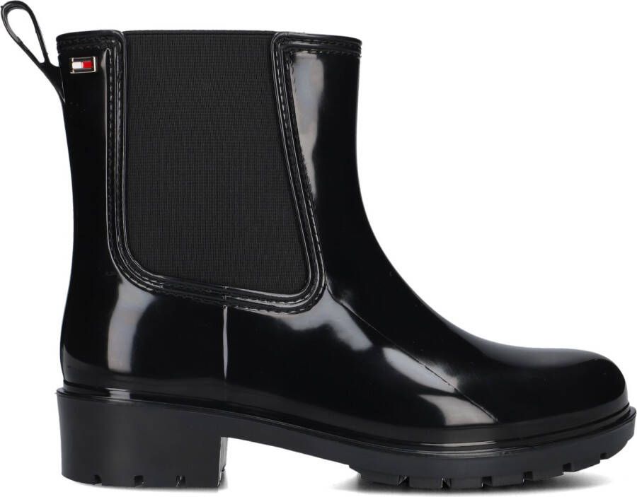 Tommy Hilfiger Chelsea-boots FLAG RAINBOOT gummlaarzen hakken instapschoen met aanhaaklus - Foto 8