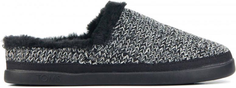 TOMS Vrouwen Stoffen Harde zool Pantoffels / Sloffen Sage Zwart -  Schoenen.nl