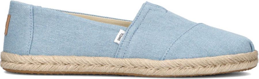 TOMS Espadrilles Dames Alpargata Rope Maat: 36 5 Materiaal: Canvas Kleur: Blauw