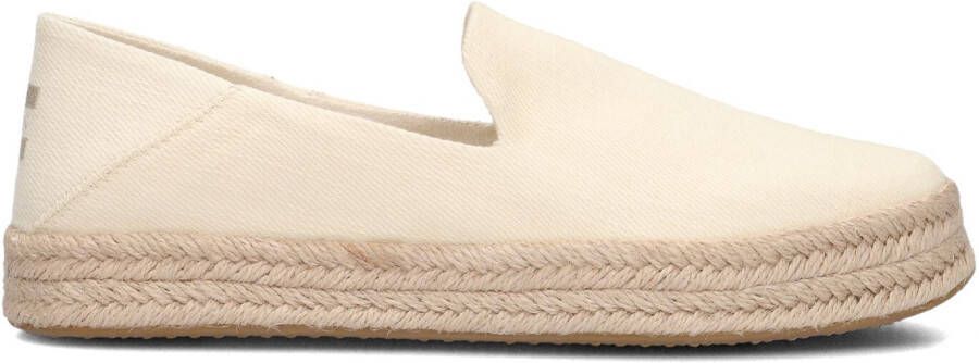 TOMS Espadrilles Dames Carolina Maat: 43 5 Materiaal: Canvas Kleur: Beige