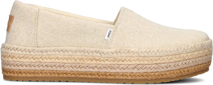TOMS Espadrilles Dames Valencia Maat: 37 Materiaal: Canvas Kleur: Beige