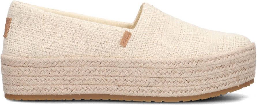 TOMS Espadrilles Dames Valencia Maat: 36 5 Kleur: Beige