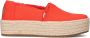 TOMS Espadrilles Dames Valencia Maat: 38 5 Materiaal: Textiel Kleur: Oranje - Thumbnail 2