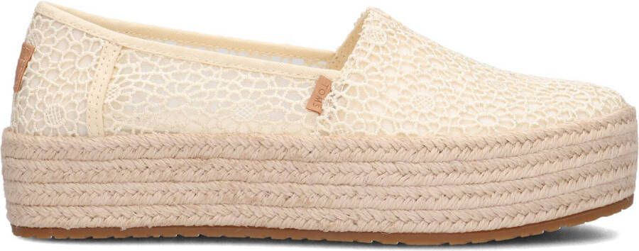 TOMS Espadrilles Dames Valencia Maat: 43 5 Materiaal: Textiel Kleur: Beige