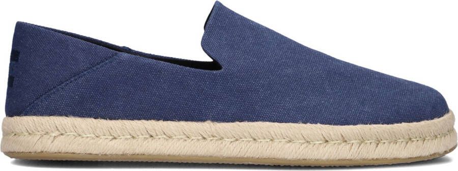 TOMS Instappers Heren Santiago Heren Maat: 43 Materiaal: Canvas Kleur: Blauw