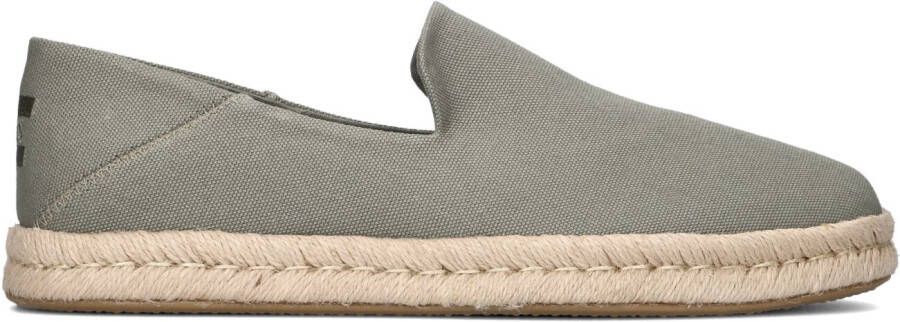 TOMS Instappers Heren Santiago Maat: 43 Materiaal: Textiel Kleur: Groen