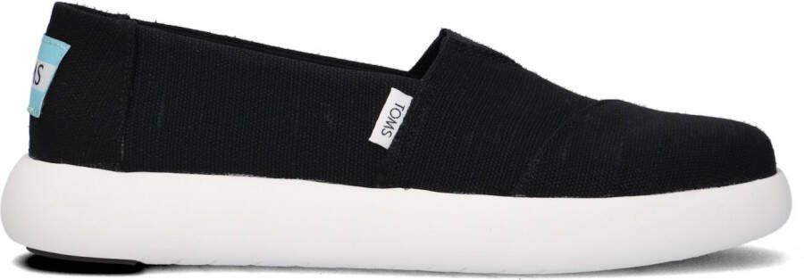 TOMS Instappers Dames Alpargata Mallow Maat: 37 5 Materiaal: Canvas Kleur: Zwart - Foto 3