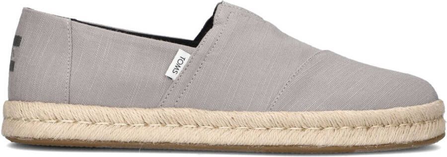 TOMS Instappers Heren Alp Rope 2.0 Maat: 44 5 Materiaal: Canvas Kleur: Grijs