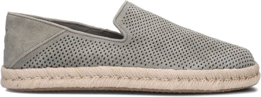 TOMS Instappers Heren Santiago Maat: 47 5 Materiaal: Suède Kleur: Grijs