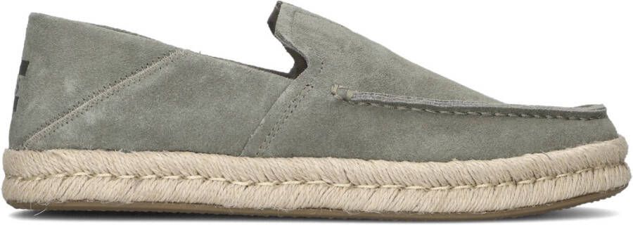 TOMS Loafers Heren Alonso Loafer Rope Maat: 40 5 Materiaal: Suède Kleur: Groen