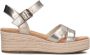 TOMS Sandalen Dames Audrey Maat: 39 Materiaal: Leer Kleur: Goud - Thumbnail 3